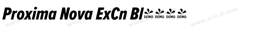 Proxima Nova ExCn Bl字体转换